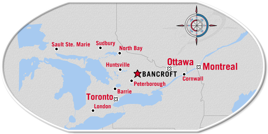 Area Map Bancroft Real Estate Ted Bartlett Remax Country