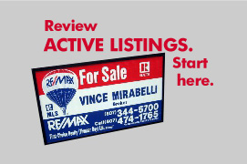 Review ACTIVE LISTINGS Start here.
