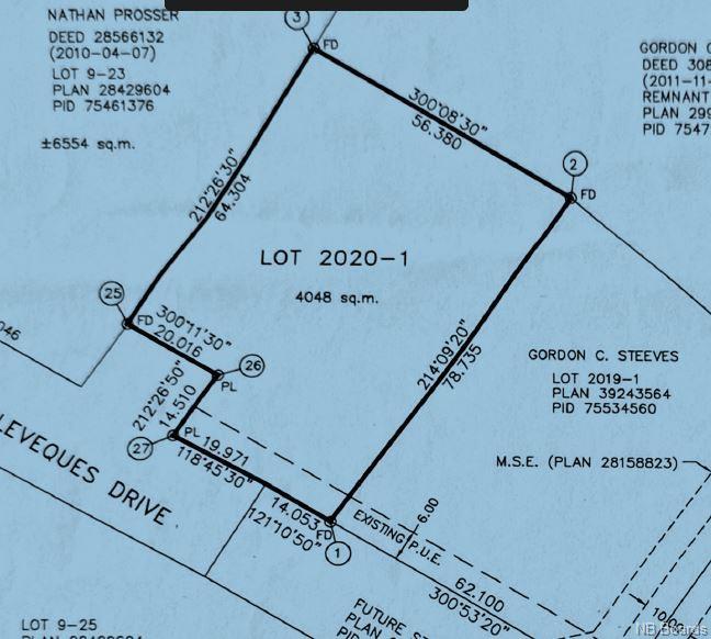 Lot 2020-1 Levesque Drive, Charters Settlement, New Brunswick (ID NB061805)