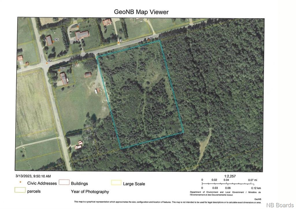 n/a Sipprell Road, Greenfield, New Brunswick (ID NB084582)