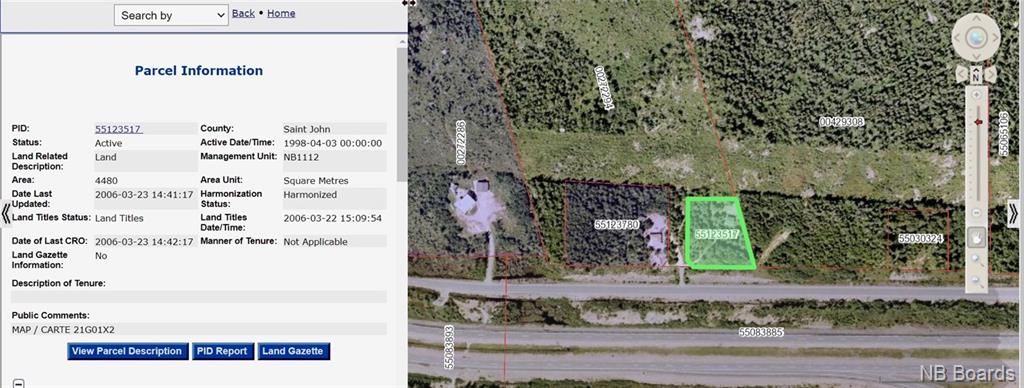 446 West Branch Road, Musquash, New Brunswick (ID NB062598)