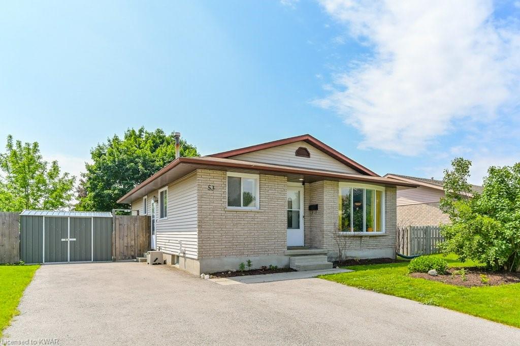 53 MILLWOOD Crescent, Kitchener, Ontario