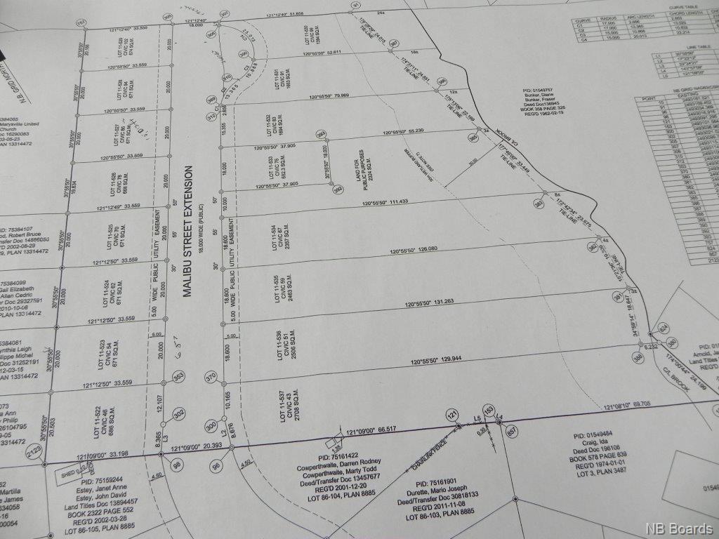Lot Malibu Street, Fredericton, New Brunswick (ID NB040860)