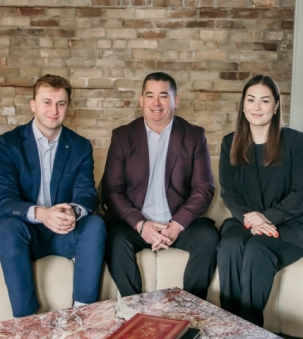 Scott Wildgust, Leam Hughes and Lyndsay Robinson 