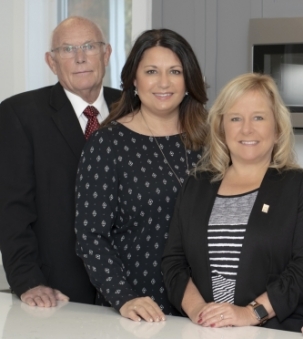 Mike Barnard, Stacy de Vries & Angie Foster portrait