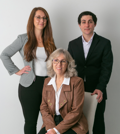 Bonnie Bender, Hons BSc, ABR and Jackie De Sousa B.A. and Anthony De Sousa