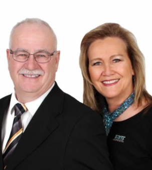 Ed Carten and Francine Comeau portrait