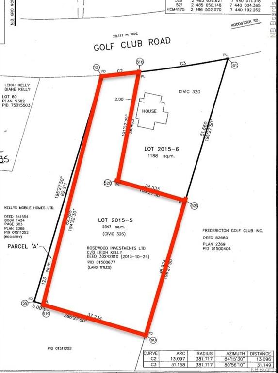326 Golf Club Road, Fredericton New Brunswick, Canada