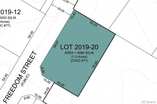 Lot 2019-20 Freedom Street, Killarney Road New Brunswick, Canada