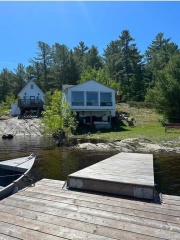fourteen mile island, Alban Ontario, Canada