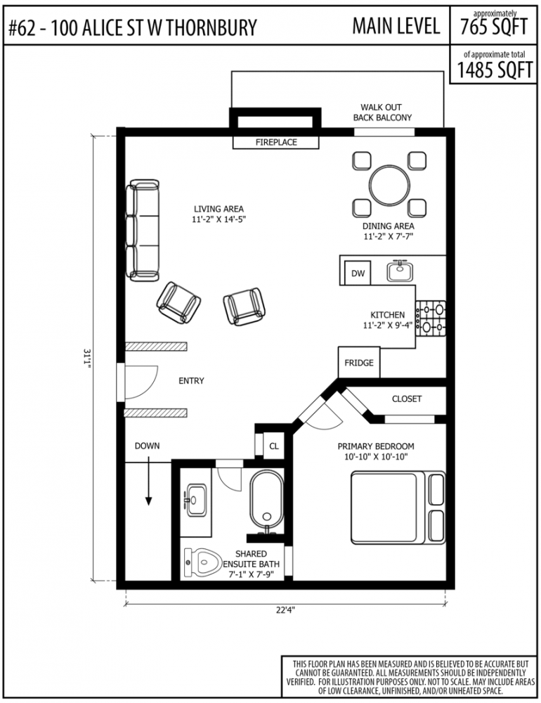 100 ALICE Street W Unit #62, Thornbury, Ontario, Canada
