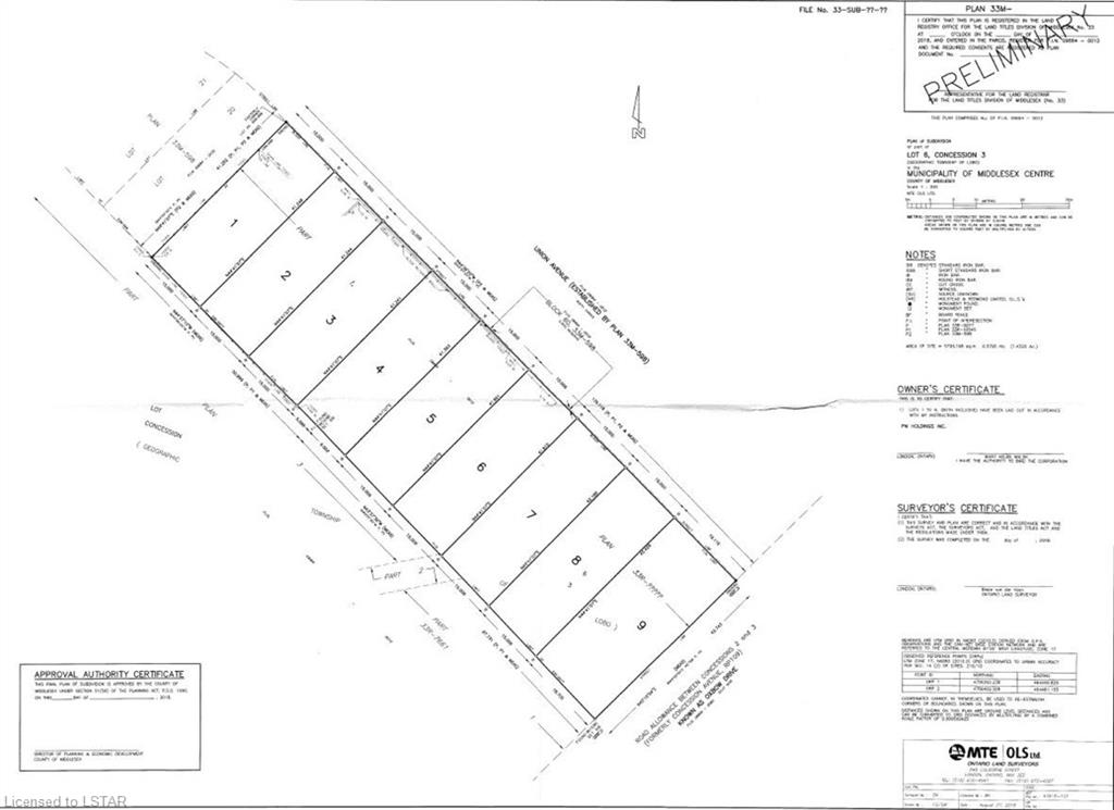 254 UNION (PROPOSED) Avenue, Komoka Ontario, Canada