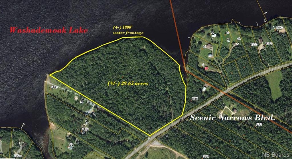 - Scenic Narrows Boulevard, Cambridge Narrows New Brunswick, Canada