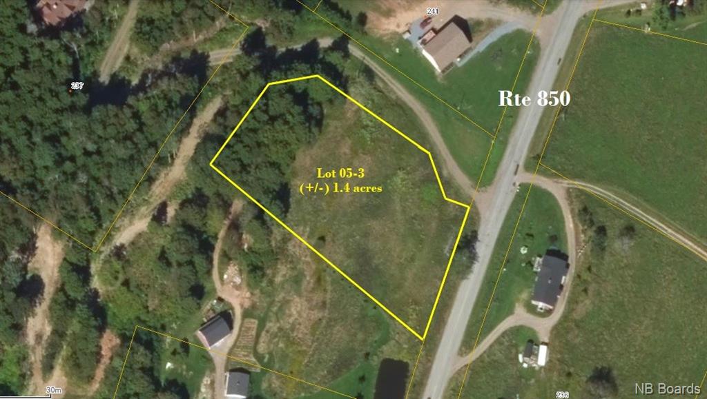 Lot 05-3 Route 850, Kingston, New Brunswick, Canada