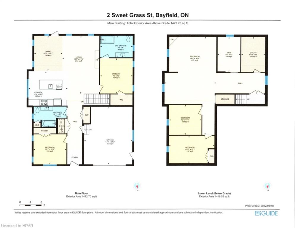 2 SWEET GRASS Street, Bayfield, Ontario, Canada