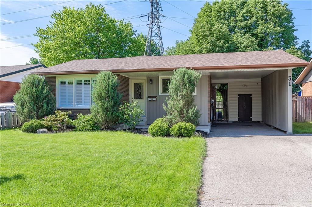 31 DREGER Avenue, Kitchener, Ontario, Canada