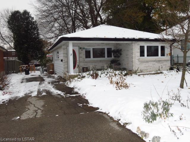7 BOULLEE Street, London Ontario, Canada