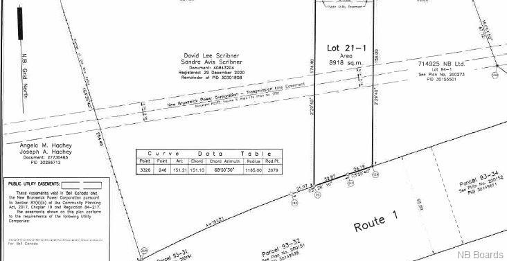 Lot #21-1 Centennial Road, Passekeag, New Brunswick, Canada