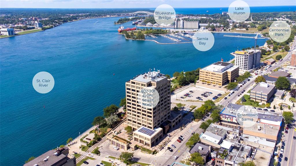 201 FRONT Street North Unit# 802, Sarnia, Ontario, Canada