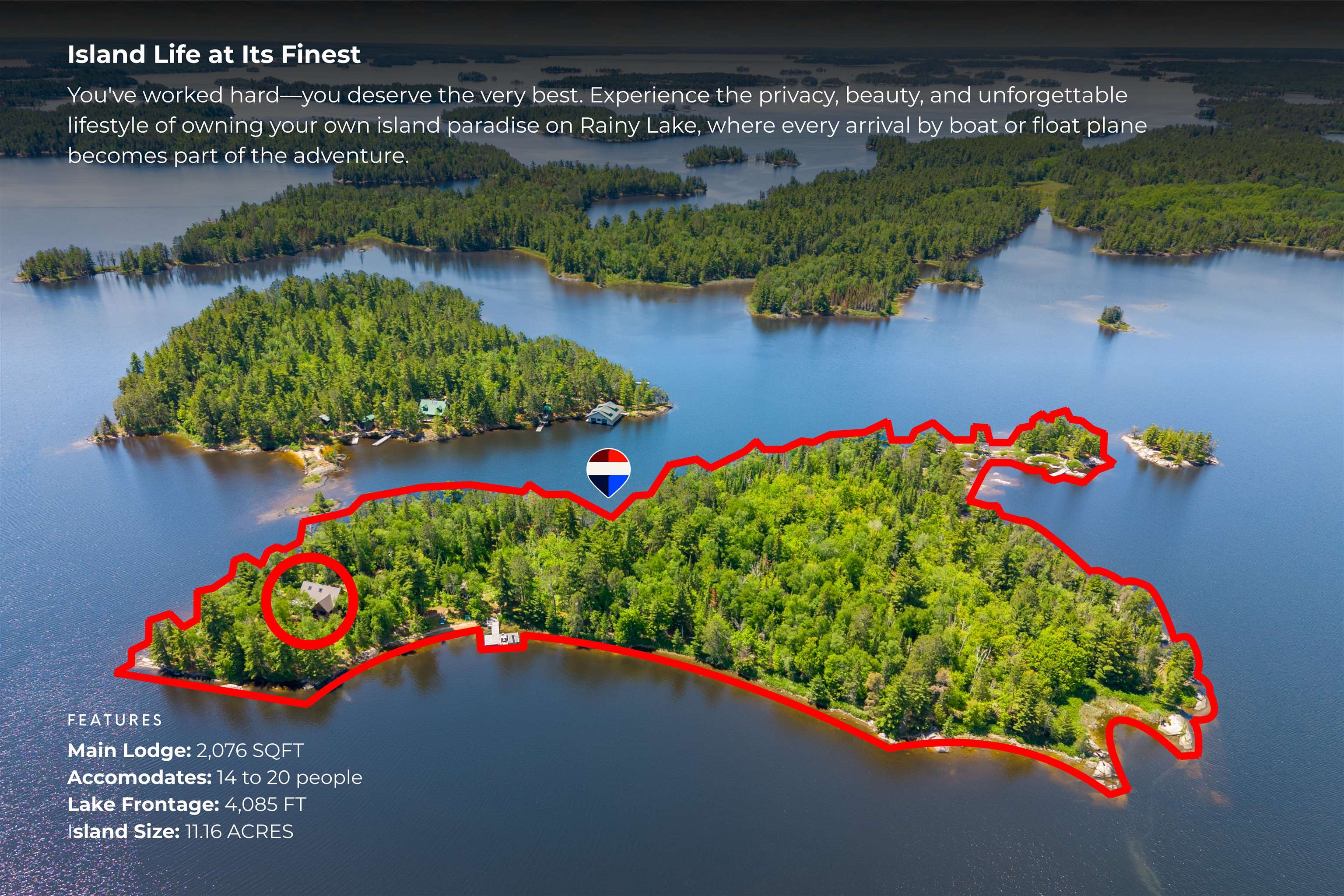 G-1425 Ben Island, Rainy Lake Island, Fort Frances, Ontario, Canada photo 1