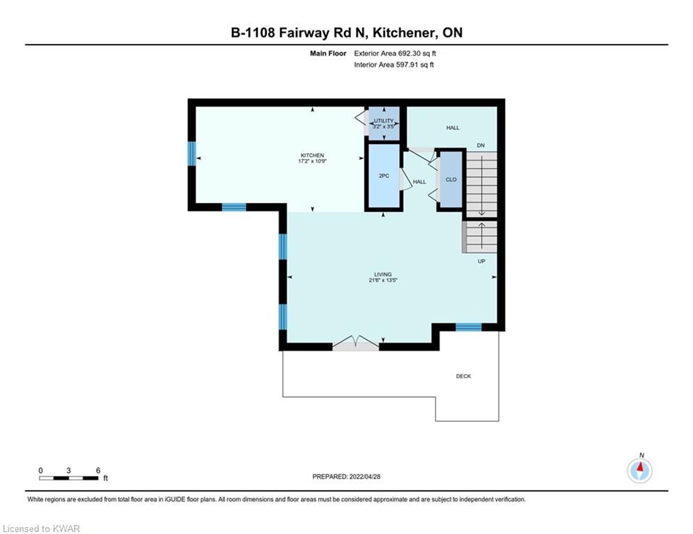 1108 FAIRWAY ROAD NORTH Road N Unit# B, Kitchener, Ontario, Canada