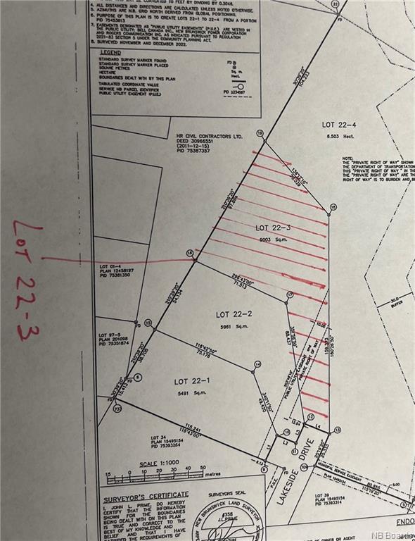 Lot 22-3 Lakeside Drive, Killarney Road, New Brunswick, Canada